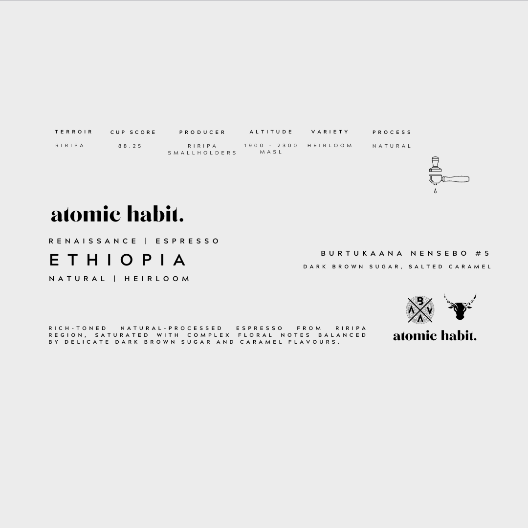 atomic habit - Ethiopia Natural Signature Espresso